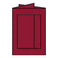 Passepartoutkarte Paperado eckig, B6, 220g/m², rosso RÖSSLER 16403372 RÖSSLER 16403372 Eckig 120x170mm