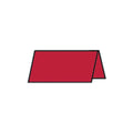 Tischkarte Paperado, 10x10cm, 220g/m², rot RÖSSLER 16403036 RÖSSLER 16403036    220g