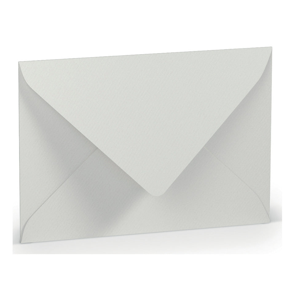 Briefumschlag Paperado, C6, 100g/m², SF, nassklebend, eisgrau RÖSSLER 164005170 RÖSSLER 164005170   114x162mm gerippt