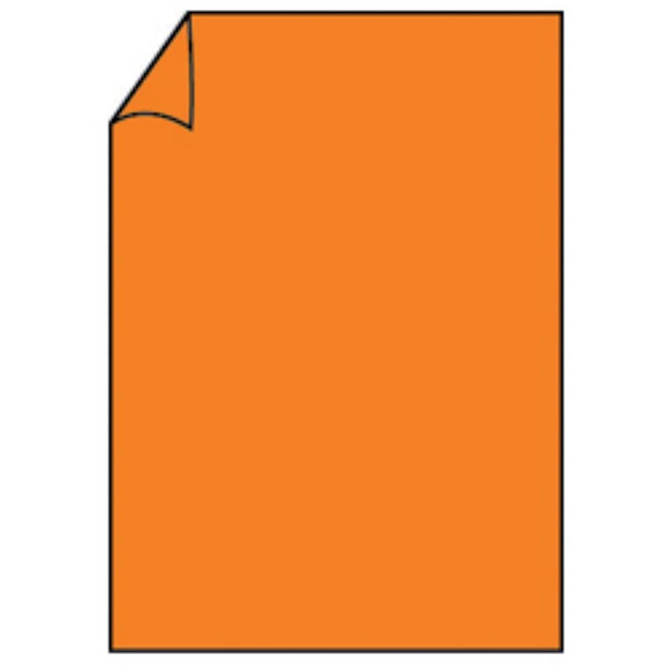 Briefkarte Paperado, A4, 160g/m², Orange RÖSSLER 16402621 RÖSSLER 16402621  210x297mm gerippt