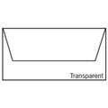 Briefumschlag Paperado, DIN lang, 100g/m², nassklebend, transparent hochweiß RÖSSLER 164002142 RÖSSLER 164002142    110x220mm