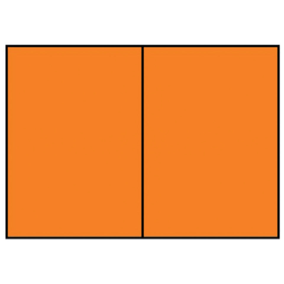 Briefkarte Paperado, A6hd, 220g/m², planliegend, orange RÖSSLER 16407021 RÖSSLER 16407021 105x148mm gerippt