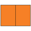 Briefkarte Paperado, A6hd, 220g/m², planliegend, orange RÖSSLER 16407021 RÖSSLER 16407021 105x148mm gerippt