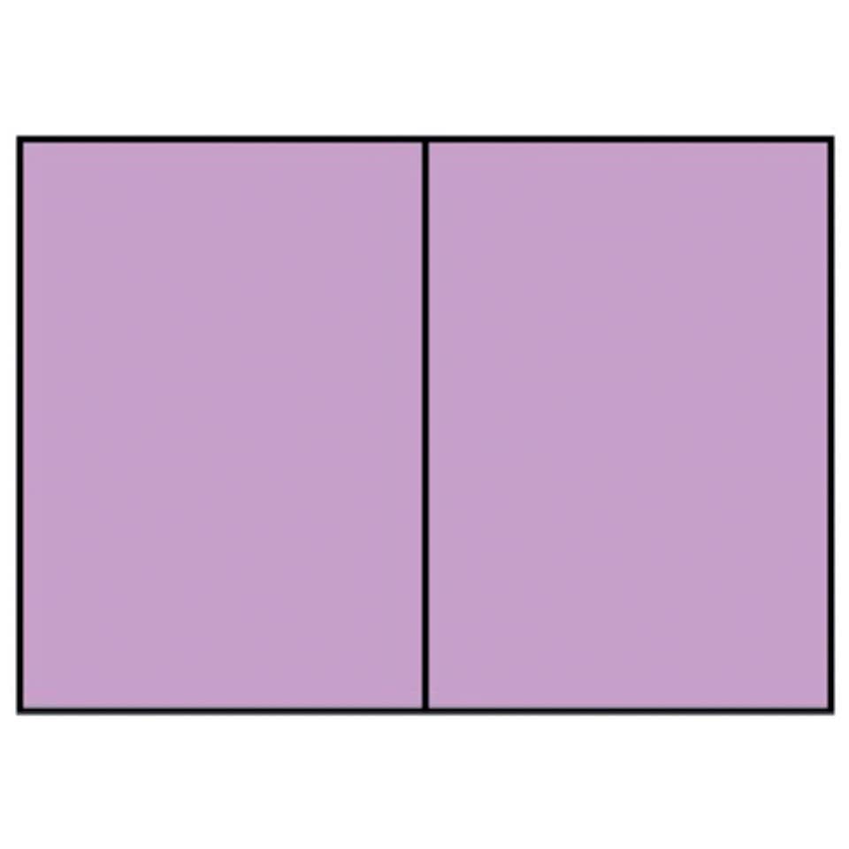 Briefkarte Paperado, A6hd, 220g/m², planliegend, orchidee RÖSSLER 16407045 RÖSSLER 16407045 105x148mm gerippt