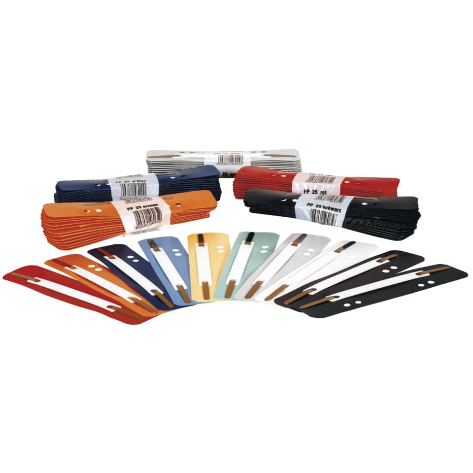 Heftstreifen mit Kunststoffdeckleiste, 35 x 310 mm, 25 Stück, PP, blau LEITZ 3711-00-35 LEITZ 3711-00-35 m. Kunststoffdeckleist