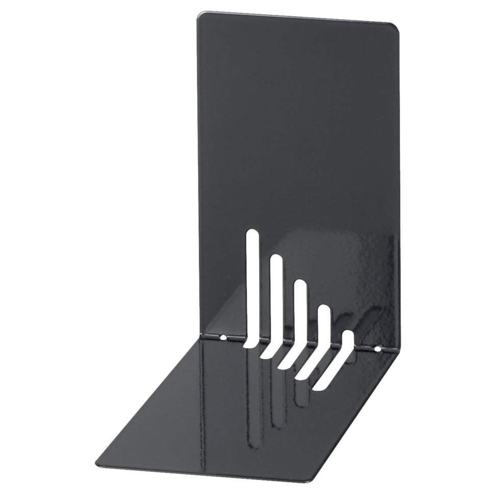 Buchstützen aus Metall, schmal, 85 x 140 x 140 mm, schwarz, 2 Stück MAUL 35010 90 MAUL 35010 90 Metall