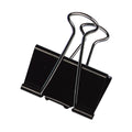 Briefklemmer Foldback, 42mm, 10 Stück, schwarz Q-CONNECT KF01285