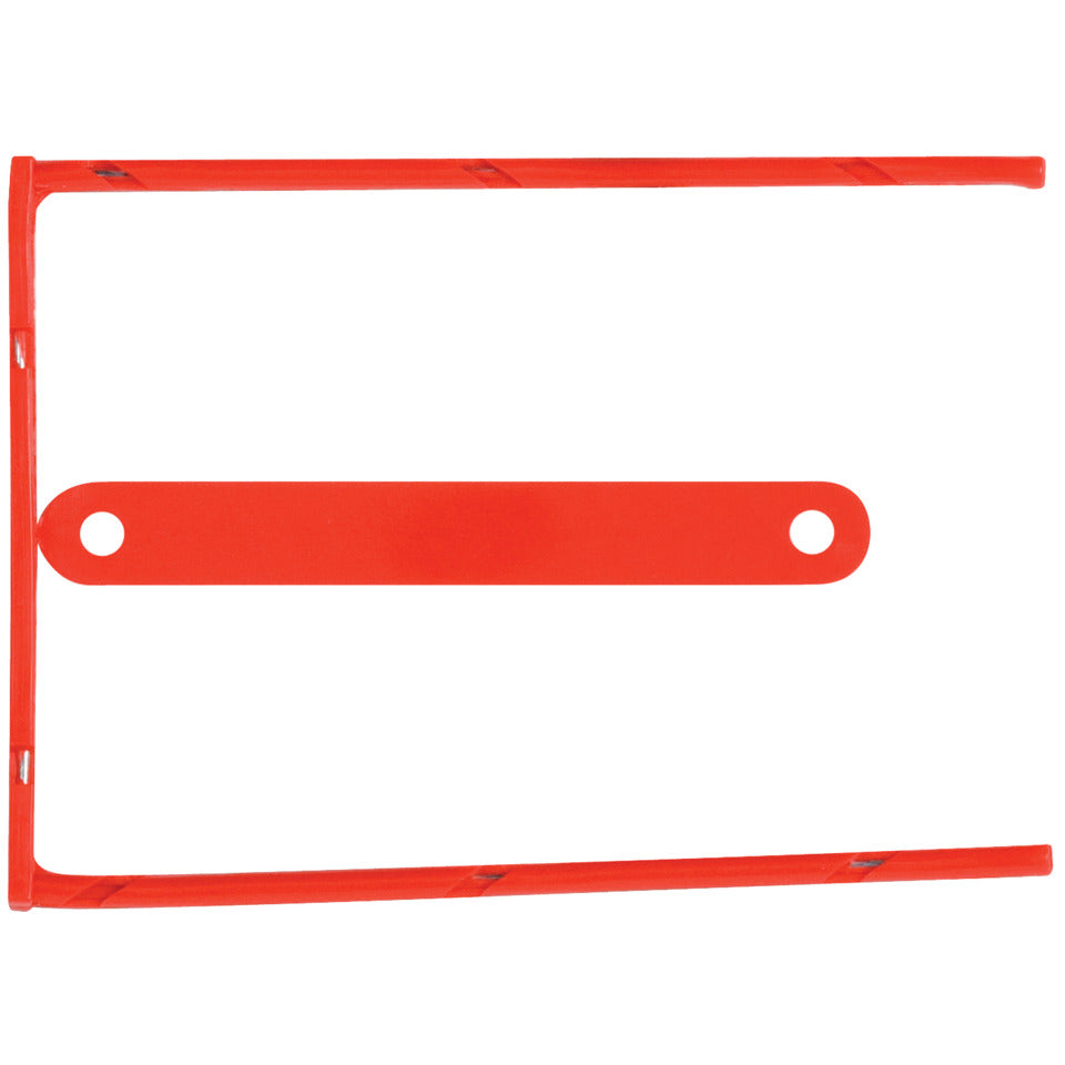 Aktenbinder D-Clip, 8cm, 100 Stück, rot Q-CONNECT KF02281 Q-CONNECT KF02281 100ST