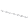 Plastik-Binderücken, 10 mm, für 65 Blatt, weiß, 100 Stück