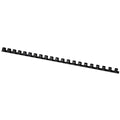 Plastik-Binderücken, 10 mm, für 65 Blatt, schwarz, 100 Stück