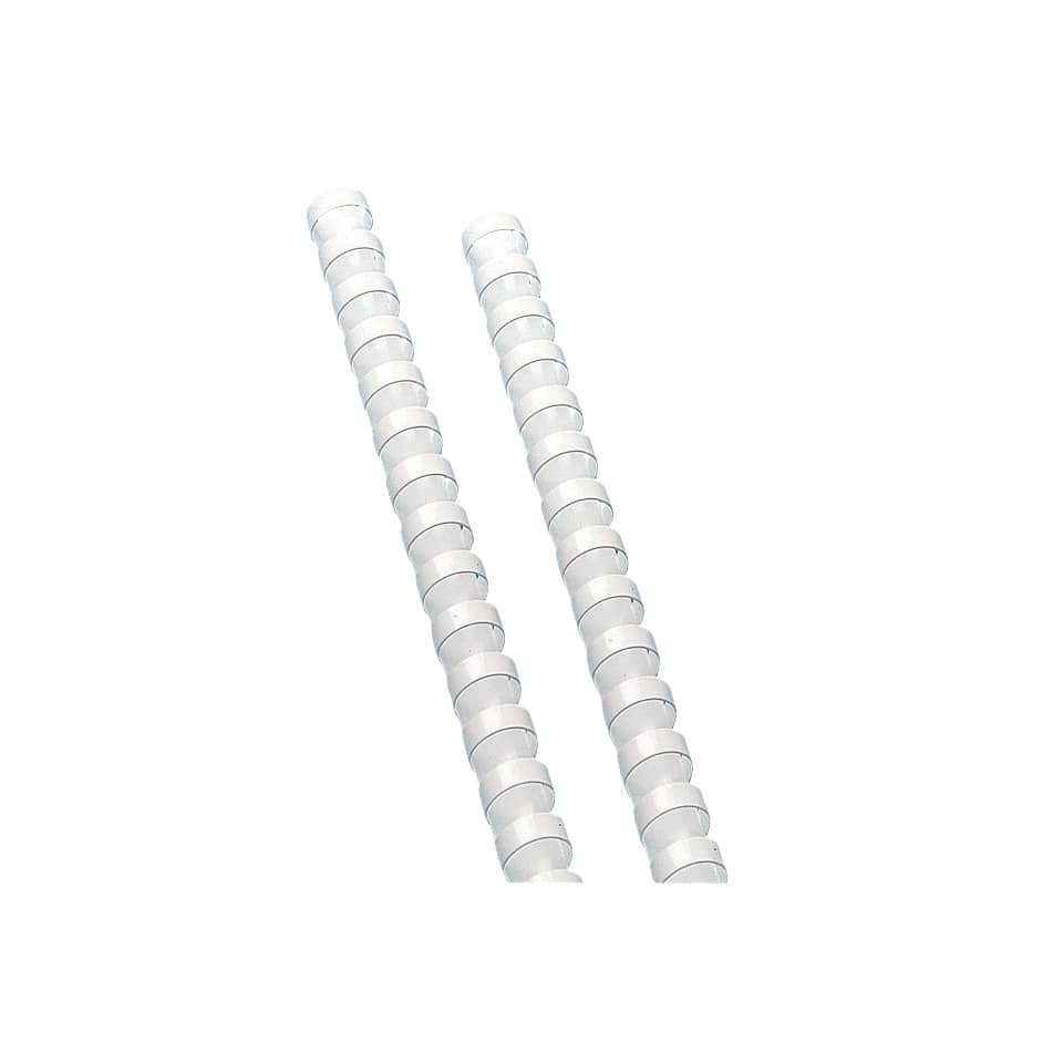 Spiralbinderücken, Ø12mm, 21 Ringe, 100 Stück, weiß Q-CONNECT KF24023 Q-CONNECT KF24023 100ST
