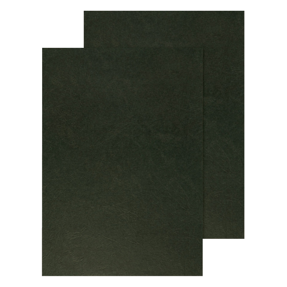 Einbanddeckel Leder, A4, 250g/m², 100 Stück, schwarz Q-CONNECT KF00501 Q-CONNECT KF00501 250g 100ST