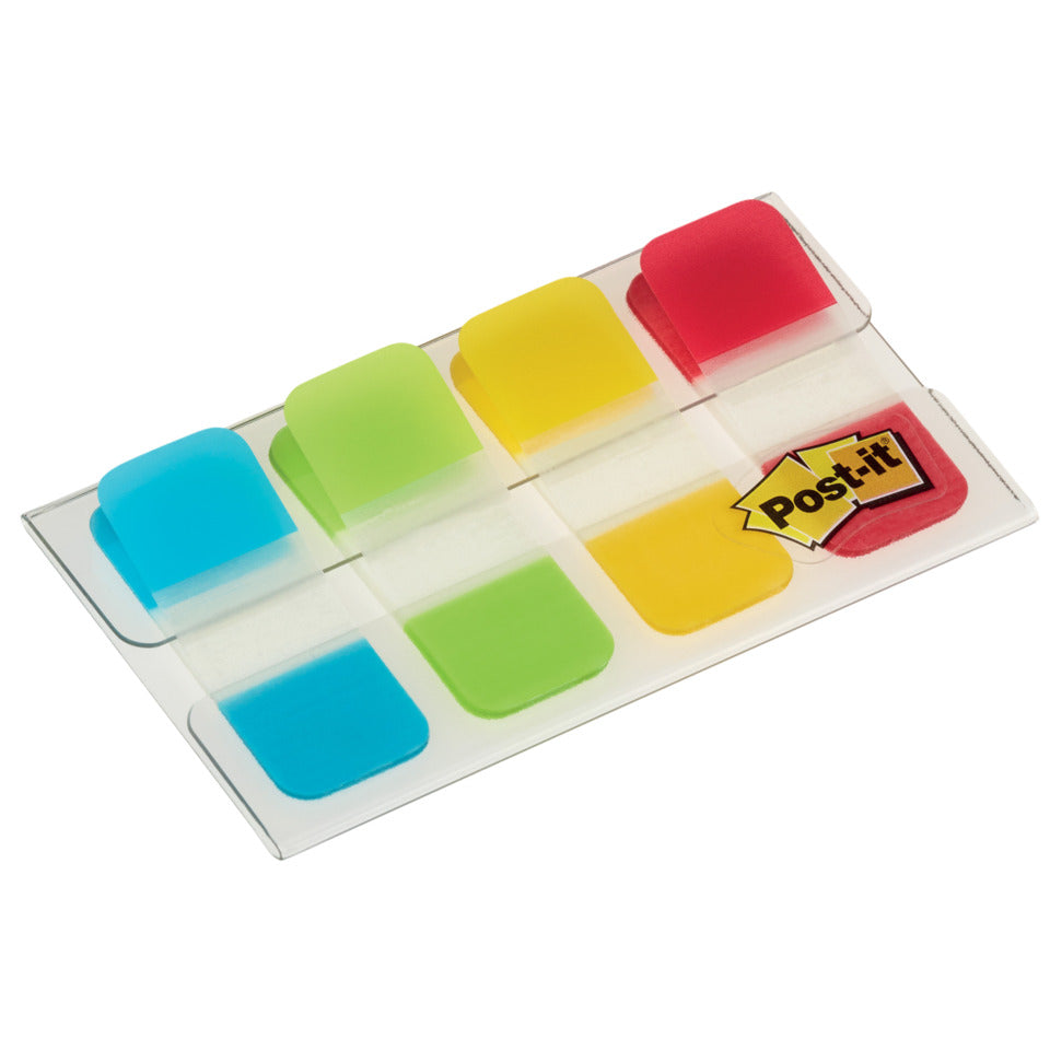 Haftstreifen Index Strong, 16x38mm, 4x10 Blatt, sortiert POST-IT 676-ALYR