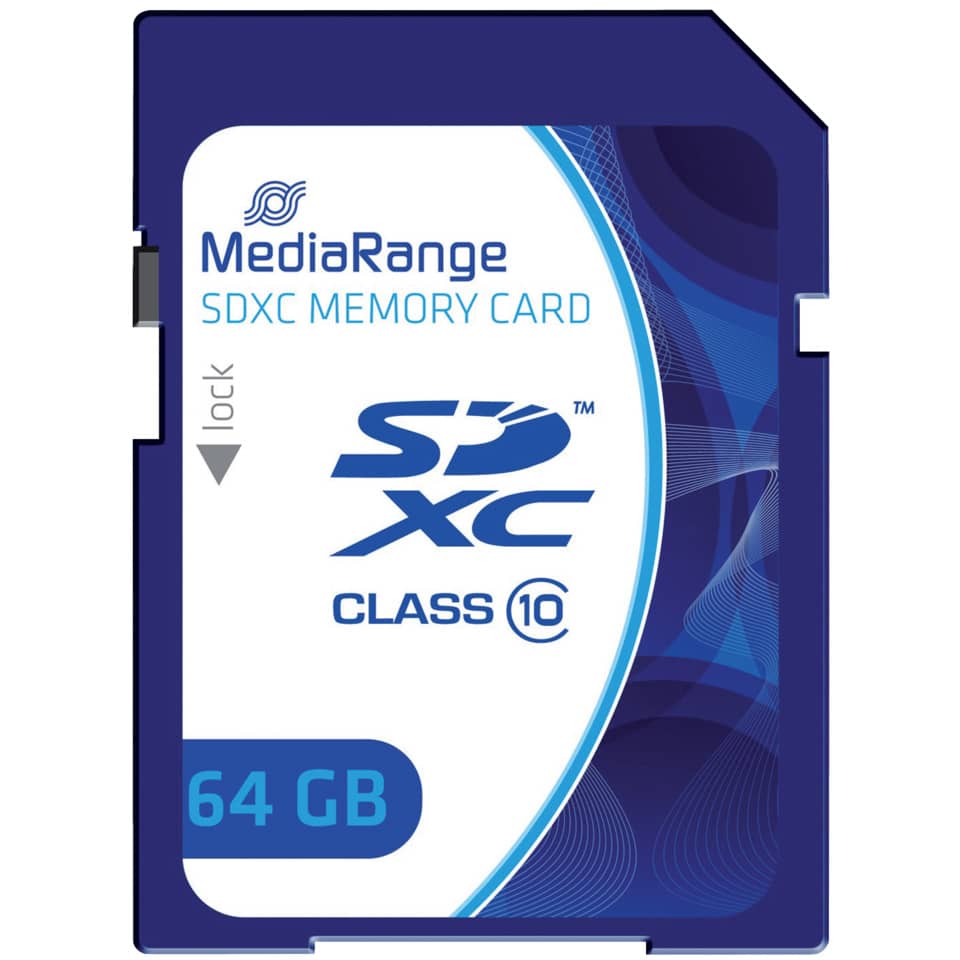 Speicherkarte Memorycard SDHC 64 GB MEDIARANGE MR965 MEDIARANGE MR965 64GB
