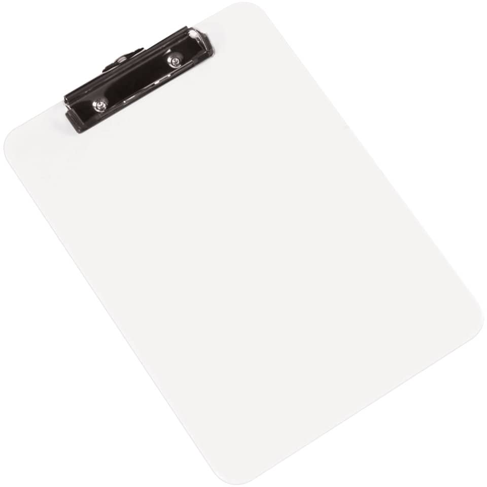 Klemmbrett A4 hoch Kunststoff transparent Q-CONNECT KF11707
