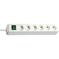 Eco-Line Steckdosenleiste 6-fach 1,5m weiß BRENNENSTUHL 1159520015 BRENNENSTUHL 1159520015 m.Schalter