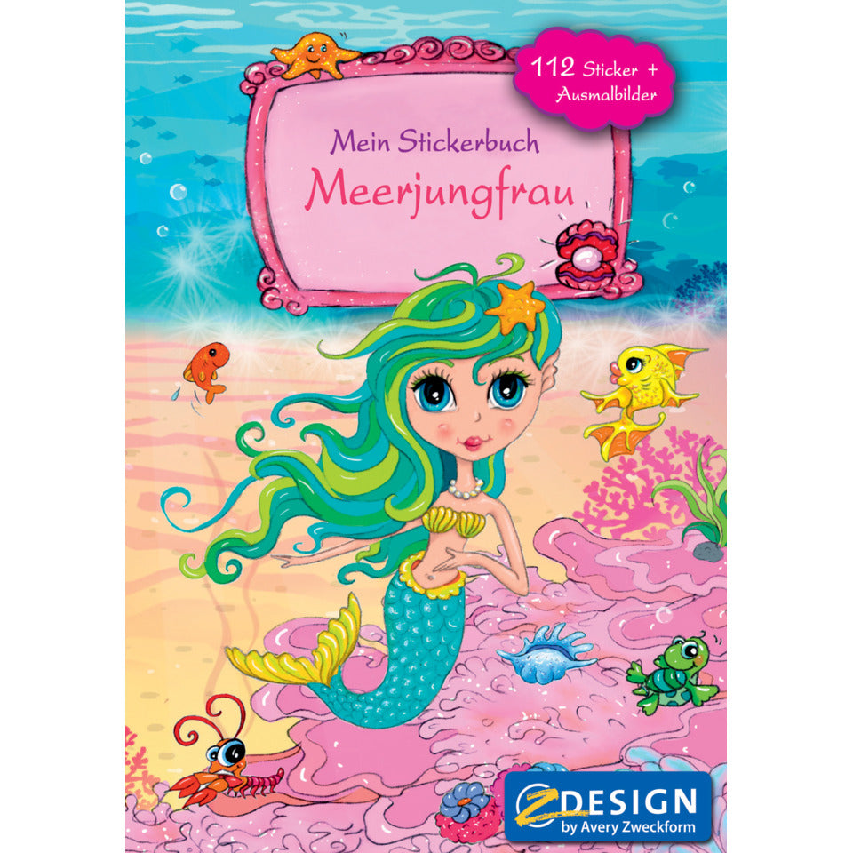 Stickeralbum Meerjungfrau, A5 AVERY ZWECKFORM 57796