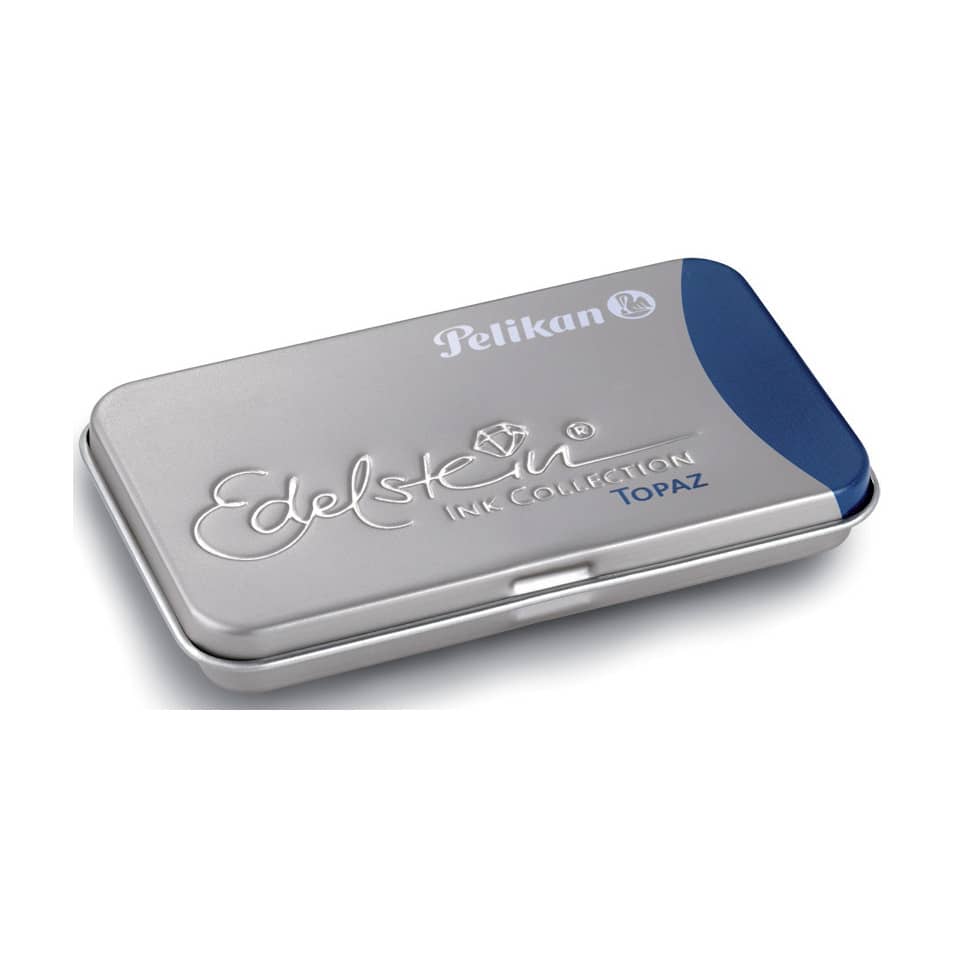Tintenpatrone Edelstein Ink Collection GTP, Metalletui, 6 Stück, Topaz (Türkis-Blau) PELIKAN 100436215 PELIKAN 100436215 339655 GTP/6T