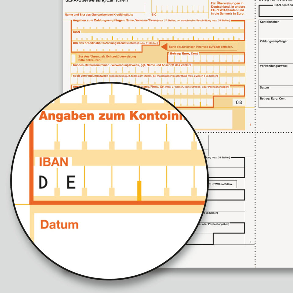 PC-Formular Sepa -Überweisung, A4, 90g/m², 250 Blatt SIGEL ZV572 SIGEL ZV572  A4  250BL  90g