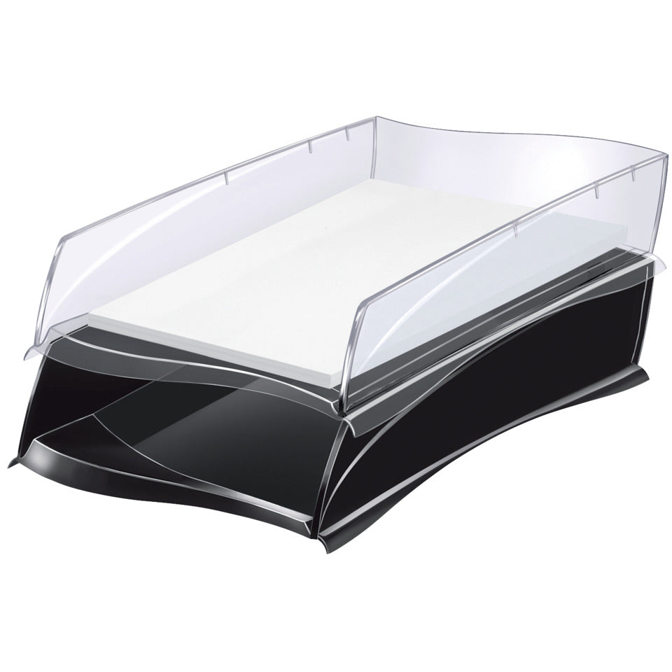 Briefkorb A4 Ellypse 300 schwarz CEP 1003000161
