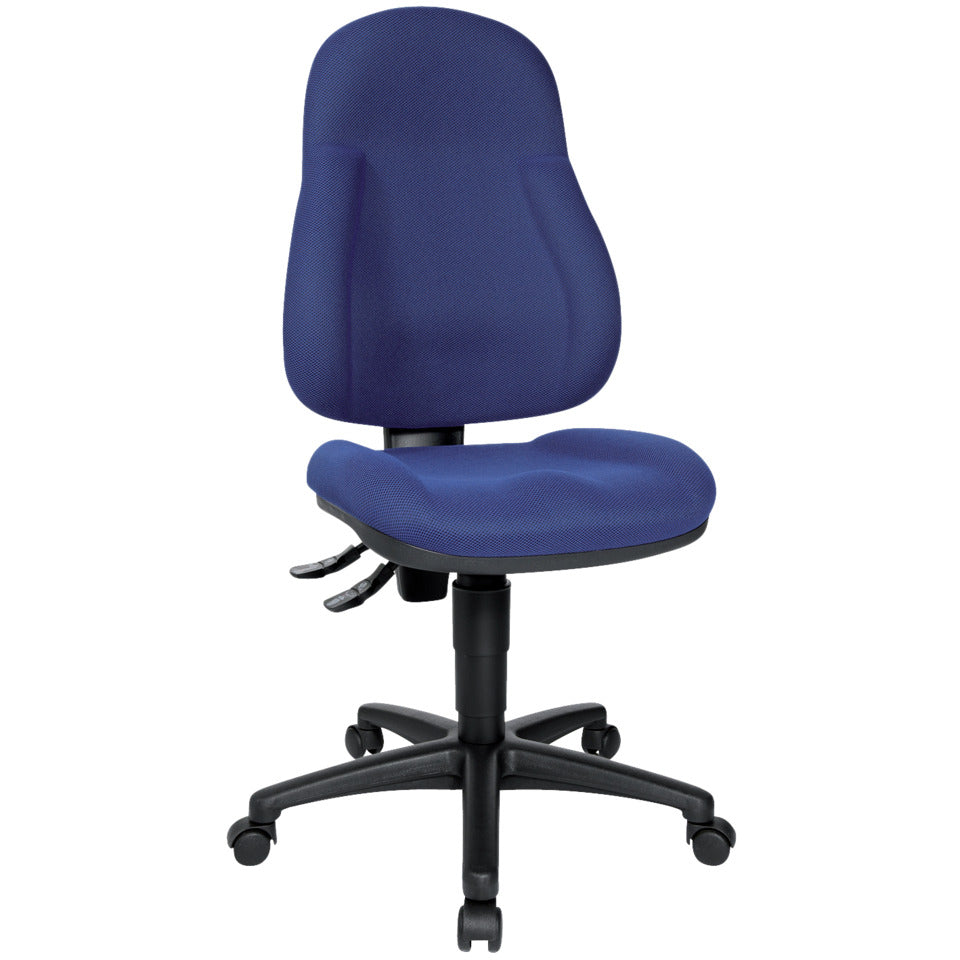 Bürodrehstuhl Wellpoint 10, blau   ohne Armlehnen TOPSTAR 8050 BD6 TOPSTAR 8050 BD6 ohne Armlehnen