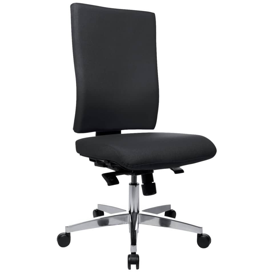 Bürodrehstuhl Lightstar 20 X schwarz   ohne Armlehnen TOPSTAR LS29W0 T20 TOPSTAR LS29W0T20  ohne Armlehnen