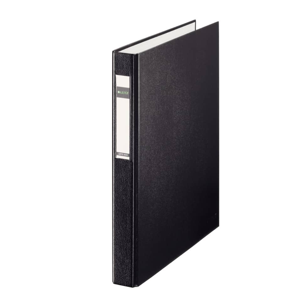 Ringbuch Standard, A4, PP, 2 Ringe, 25 mm, schwarz LEITZ 4210-00-95 LEITZ 4210-00-95  25mm 2Ringe