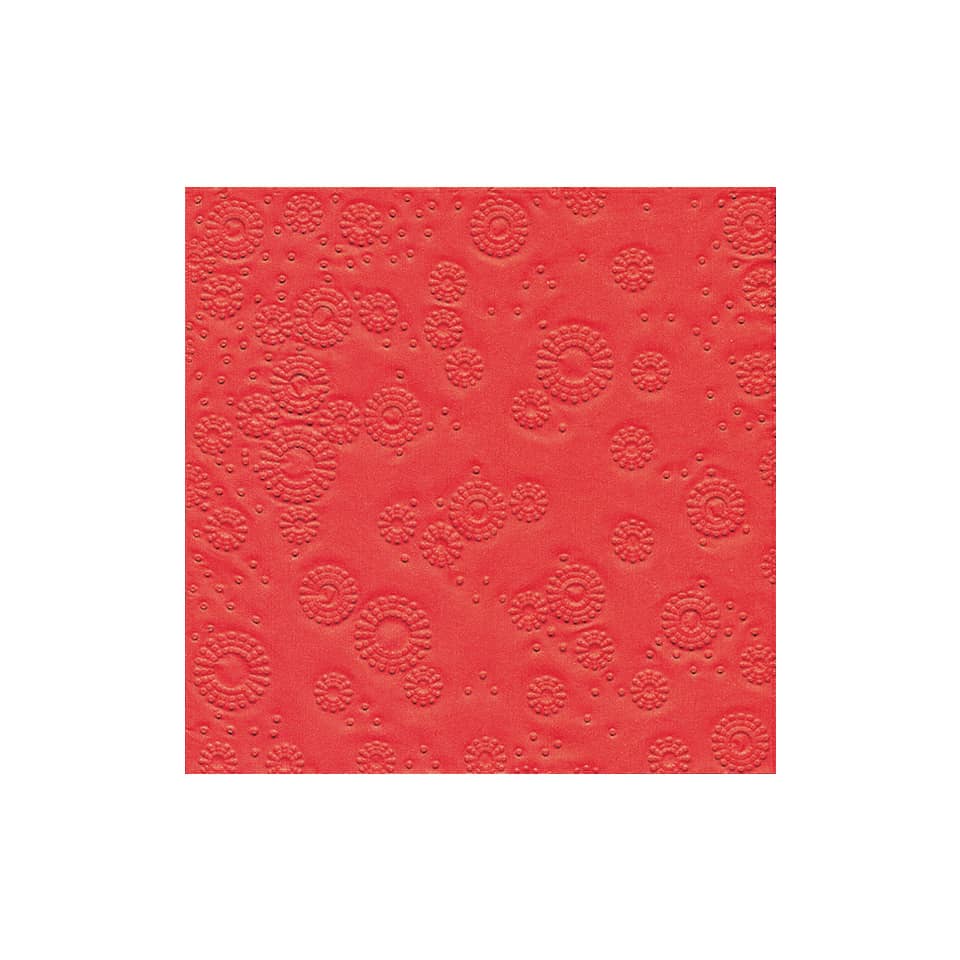 Zelltuch-Serviette, 33 x 33cm, 3-lagig, 16 Stück, rot PAPER+DESIGN 24017 PAPER+DESIGN 24017 33 cm