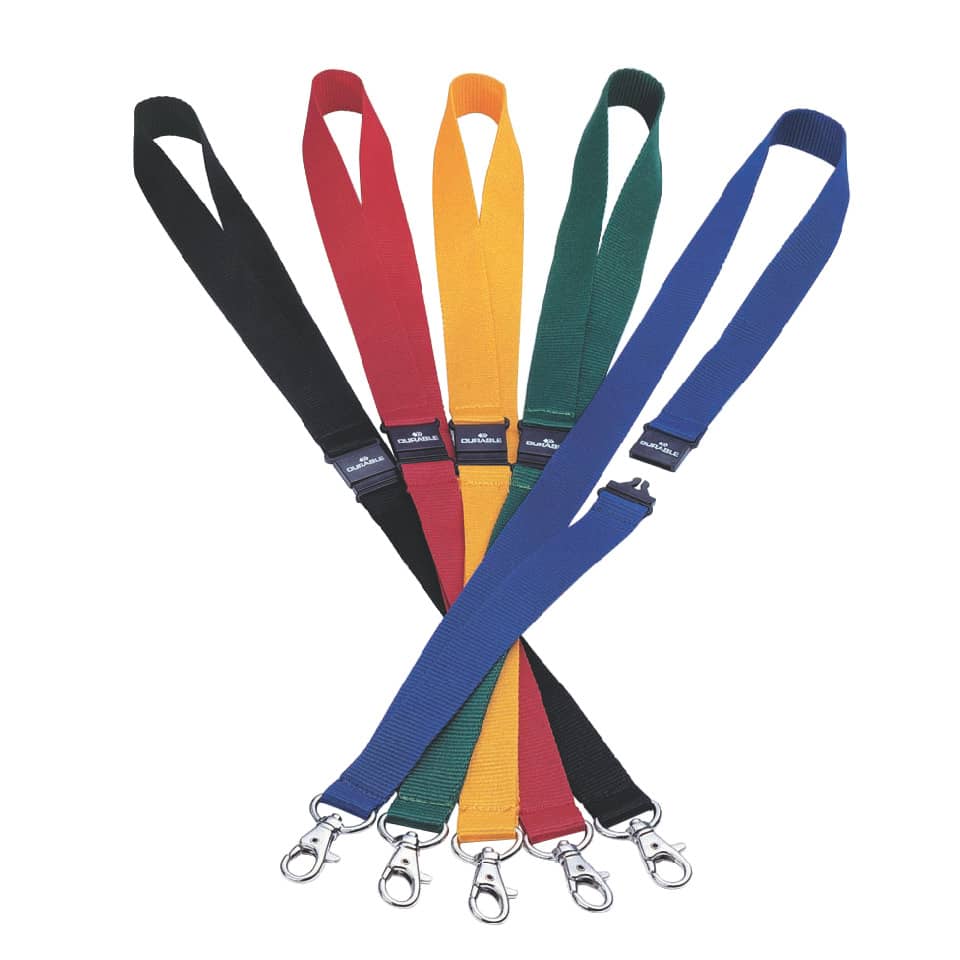 Textilband mit Sicherheitsverschluss, 20mmx44cm, 10 Stück, dunkelblau DURABLE 8137 07 DURABLE 8137 07 20mm-44cm