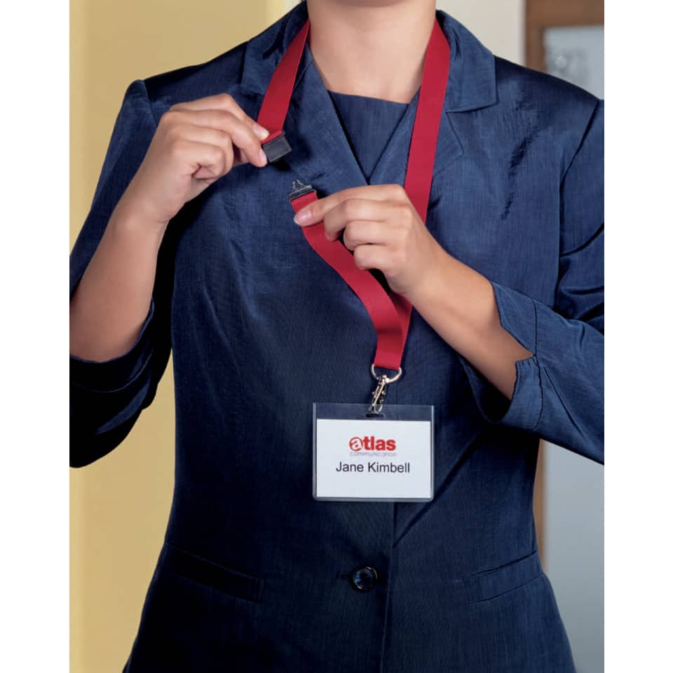 Textilband mit Sicherheitsverschluss, 20mmx44cm, 10 Stück, rot DURABLE 8137 03 DURABLE 8137 03 20mm-44cm