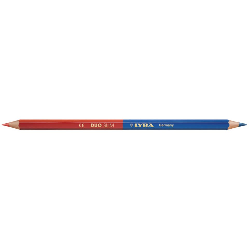 Silbentrennstift Duo Slim rot/blau LYRA L2920101