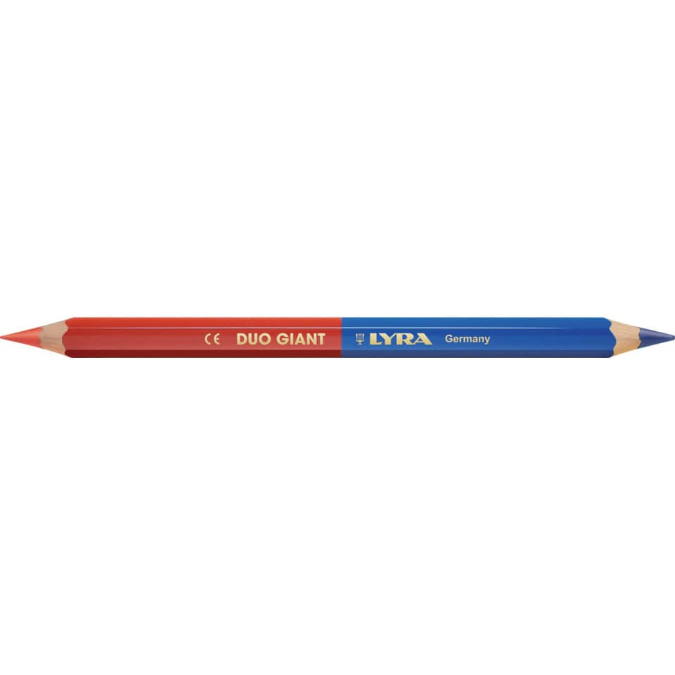 Silbentrennstift Duo Giant rot/blau LYRA L2930101