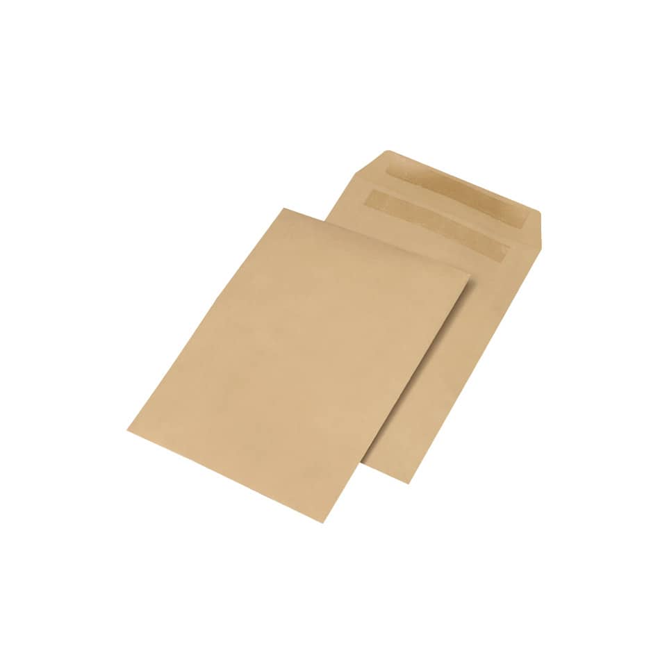 Versandtasche, B4, 110g/m², Selbstklebend, 250 Stück, braun MAILMEDIA 30007551 MAILMEDIA 30007551 250ST