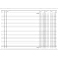Karteikarte Kontokorrentkarte, A5 quer, liniert, 100 Stück, weiß RNK 115350 RNK 115350 100ST Kkta5
