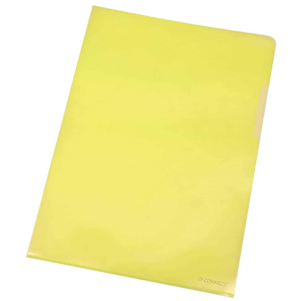 Sichthülle, A4, 10 Stück, gelb Q-CONNECT KF01646 Q-CONNECT KF01646 100810643 0,12mm