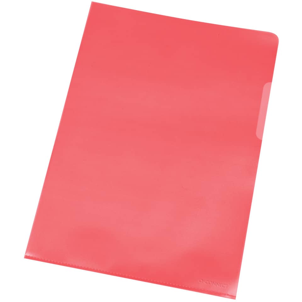 Sichthülle, A4, 10 Stück, rot Q-CONNECT KF01644 Q-CONNECT KF01644 100810641 0,12mm