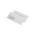 Briefumschlag mit Fenster, 229 x 125 mm, 75g/m², nassklebend, 1000 Stück, weiß MAILMEDIA 30005433 MAILMEDIA 30005433 1000ST 125x229mm