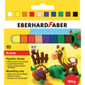 Kinderknete Plastilin, 10 Stück, sortiert EBERHARD FABER 57 20 11 EBERHARD FABER 57 20 11 Plasti