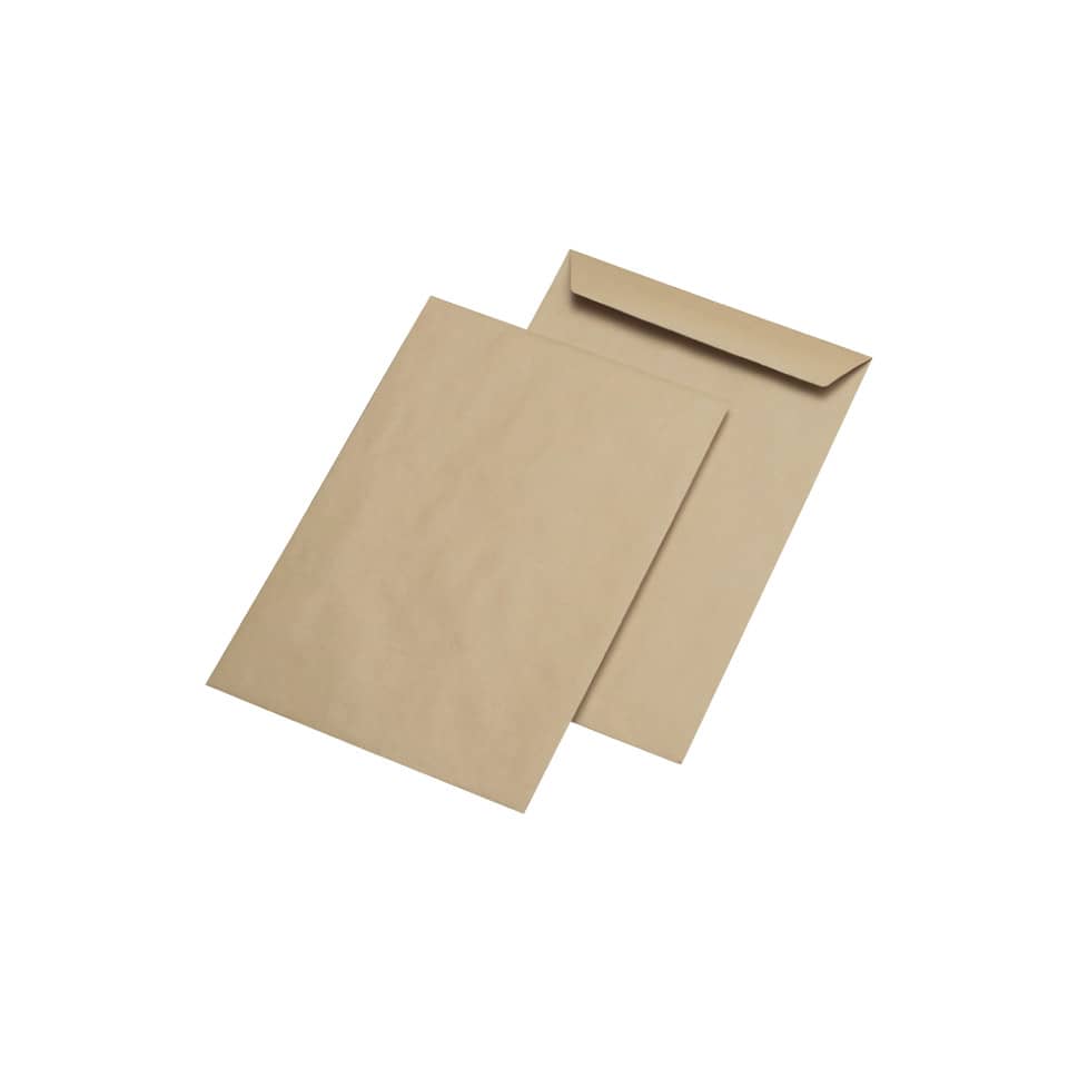 Versandtasche, B4, 130g/m², Nassklebend, 250 Stück, braun MAILMEDIA 30006916 MAILMEDIA 30006916 250ST
