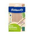 Farbstift 12 Stück Natur, dreieckig, dick BSD1 sortiert PELIKAN 400142590 PELIKAN 400142590 700047 BSD12DN