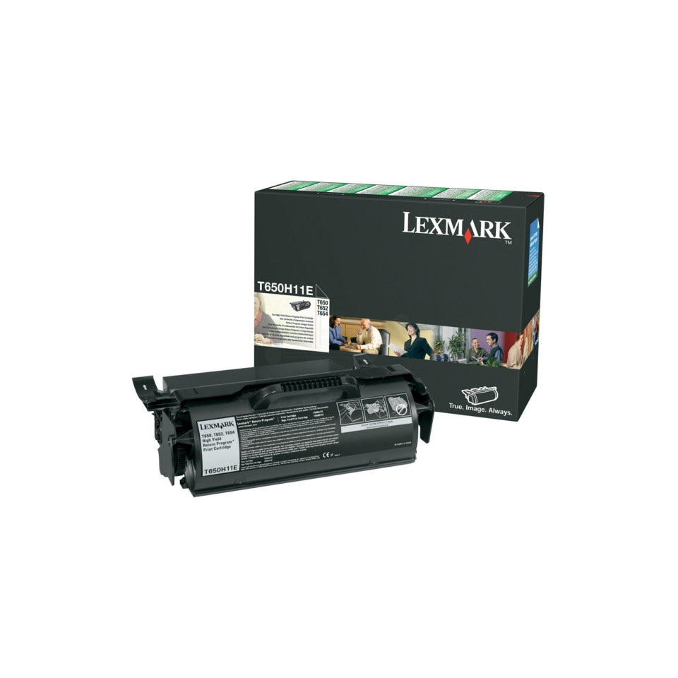 Lasertoner Return HY, schwarz LEXMARK 0T650H11E LEXMARK T650H11E