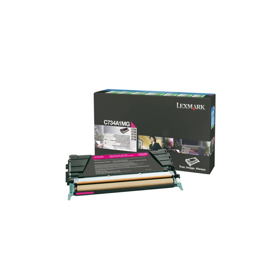 Lasertoner Return, 6.000 Seiten, magenta LEXMARK 0C734A1MG LEXMARK C734A1MG