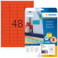 Etiketten ablösbar, 45,7x21,2mm, 960 Stück, rot HERMA 4367 HERMA 4367 SuperPrint