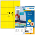 Etiketten permanent, 70x37mm, 2400 Stück, gelb HERMA 4406 HERMA 4406 SuperPrint