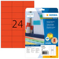 Etiketten ablösbar, 70x37mm, 480 Stück, rot HERMA 4467 HERMA 4467 SuperPrint 480 Stück ablösbar