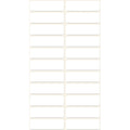 Vielzwecketiketten, 32x10mm, 132 Stück, weiß AVERY ZWECKFORM 3044