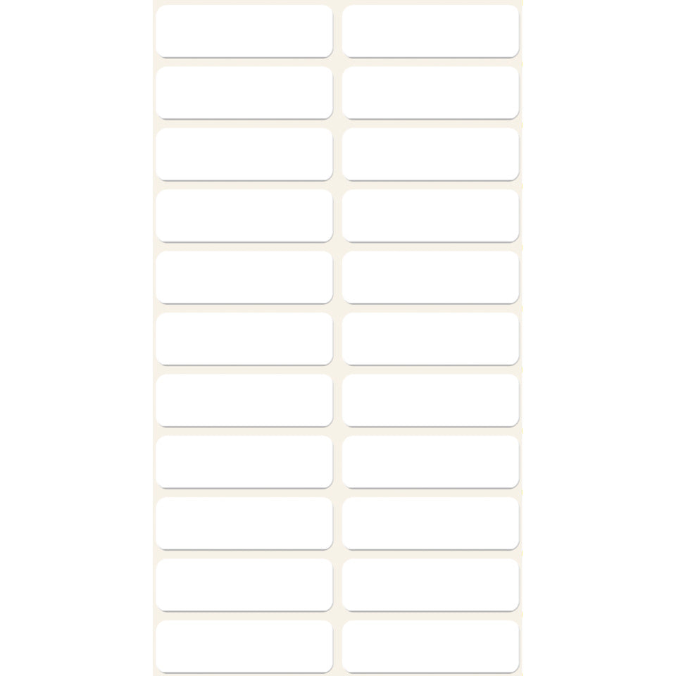 Vielzwecketiketten, 32x10mm, 132 Stück, weiß AVERY ZWECKFORM 3044