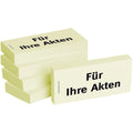 Haftnotiz Für ihre Akten, 75x35mm, 5x100 Blatt BIZSTIX 1301010107 1301010107 75x35mm  5Bk