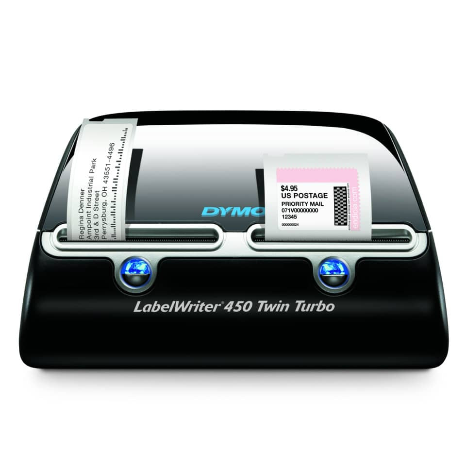 Etikettendrucker LabelWriter™ 450 twin turbo, mit 2 Druckwerken, 300 dpi DYMO S0838870 DYMO S0838870 Turbo BB