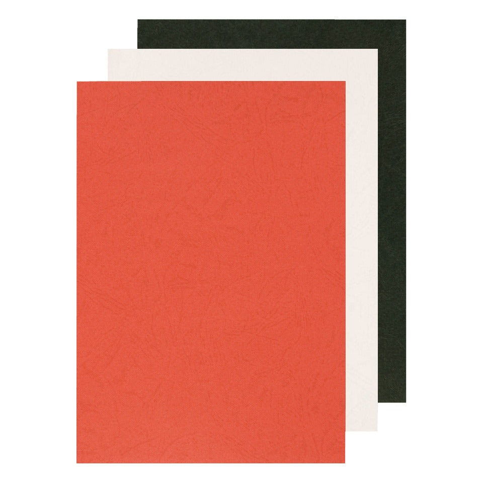 Einbanddeckel Leder, A4, 250g/m², 100 Stück, schwarz Q-CONNECT KF00501 Q-CONNECT KF00501 250g 100ST